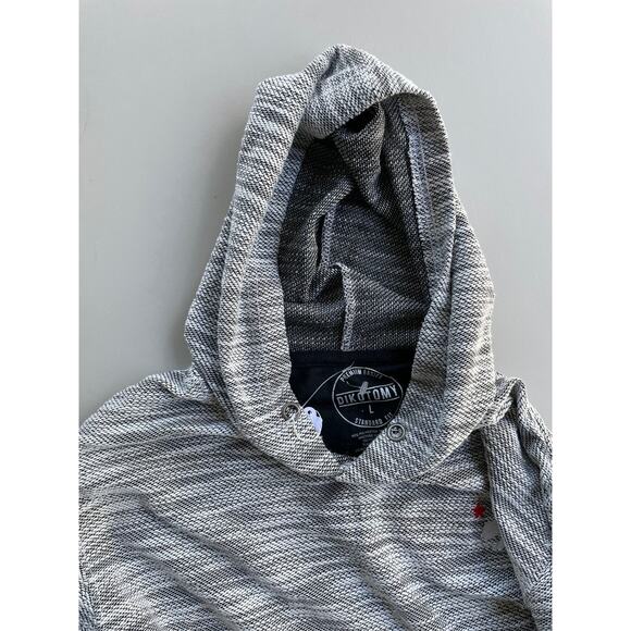 DIKOTOMY, SIZE L, MEN'S HOODIE, GREY - Picture 4 of 6
